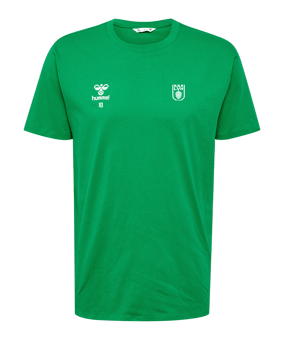 Hummel T-Shirt coton Vert C6235 