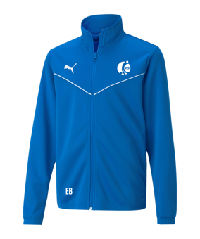 PUMA teamRISE Poly Trainingsjacke Kids Blau F02