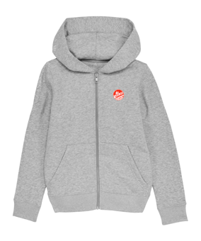 Merch Mini Cultivator 2.0 Zip-Hoodie Kids Heather Grey | #wirkommenvondernerde