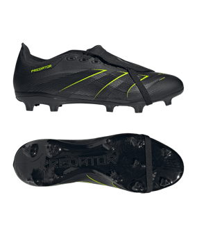 adidas Predator League FG/MG Electric Stealth Schwarz - schwarz