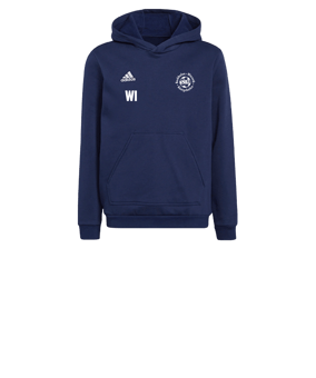 adidas Entrada 22 Hoody Kids Blau