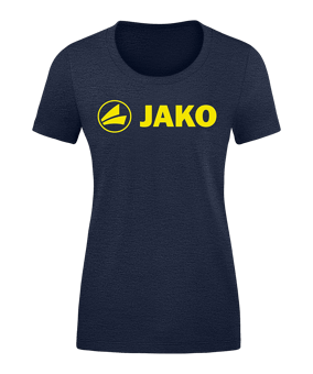 JAKO Promo T-Shirt Damen Blau Gelb F512 - blau