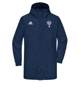 Veste adidas Entrada 22 Stadium Bleue 