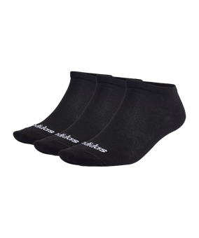 adidas Low Cut Socken 3er Pack Schwarz - schwarz