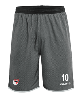 Craft Progress Reversible Basket Short Schwarz