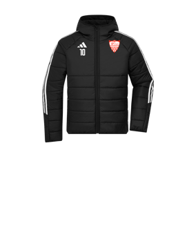 Veste d'hiver adidas Tiro 24 enfants noir blanc 