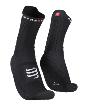 Compressport Pro Racing v4.0 Trail Socken Schwarz - schwarz