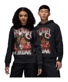 Jordan Flight Fleece Graphic Hoody Schwarz F045 - schwarz