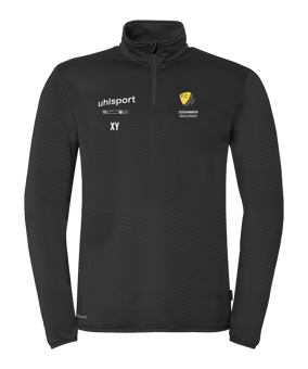uhlsport Essential 1/4 Zip Top Kids Schwarz F03