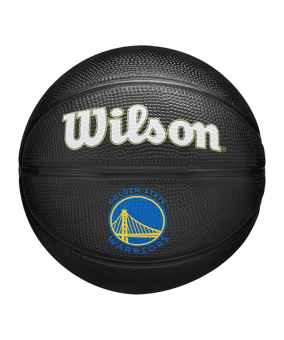 Wilson NBA Golden State Warriors Team Tribute Mini Basketball Basketbal Zwart - zwart