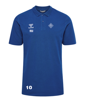 Hummel GO 2.0 Polo Blau F7045