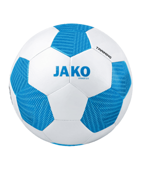 JAKO Striker 2.0 Trainingsball Weiss Blau F703 - weiss