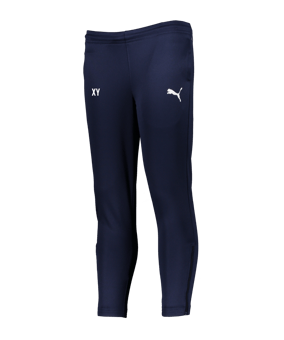 PUMA teamRISE Poly Trainingshose Kids Blau F06