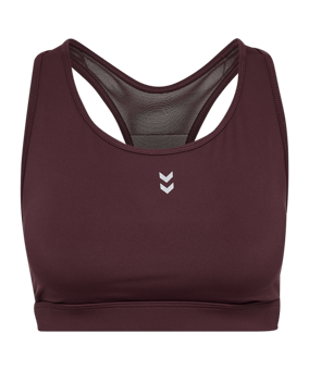 Hummel Pulse Medium Support Sport-BH Damen Braun F8016 - braun