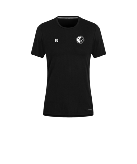 JAKO Pro Casual T-Shirt Damen Schwarz F800 