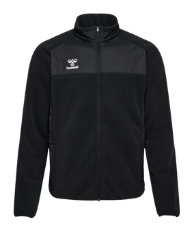 Hummel hmlGO Fleece Trainingsjacke Schwarz F2001 - schwarz