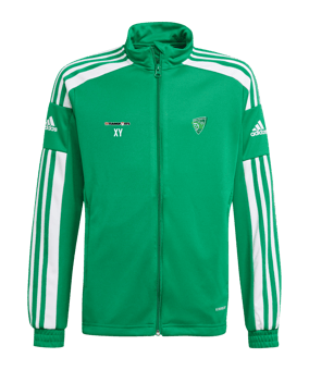 adidas Squadra 21 Trainingsjacke Kids Grün Weiss