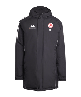 adidas Tiro 24 Winterjacke Schwarz Weiss
