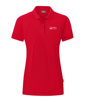JAKO Organic Poloshirt Damen Rot F100