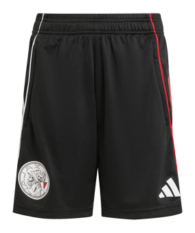 adidas Ajax Amsterdam Training Short Kids Schwarz - schwarz