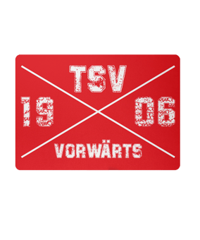 TSV Schopfloch Mousepad 1906 Cross Rot - rot