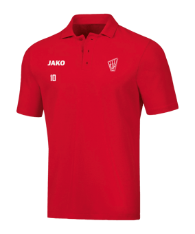 JAKO Base Poloshirt Rot F01