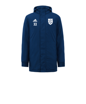 adidas Entrada 22 Stadium Jacke Kids Blau