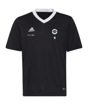 adidas Entrada 22 Trikot Kids Schwarz Weiss