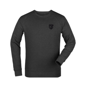Merch Roller Sweatshirt Dark Heather Grey | #brustlogo (toneintone)