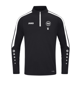 JAKO Power Sweatshirt Schwarz Weiss F800