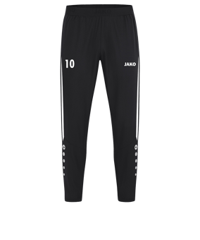 JAKO Power Freizeithose Schwarz Weiss F802