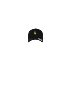 Merch 5 Panel Curved Snapback Cap Schwarz