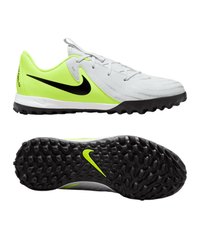 Nike Jr Phantom GX II Academy TF Mad Voltage Kids Silber Schwarz F003 - silber