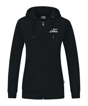 JAKO Organic Kapuzenjacke Damen Schwarz F800