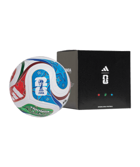 adidas World Cup 26 Trionda League BOX Trainingsball Weiß - weiss
