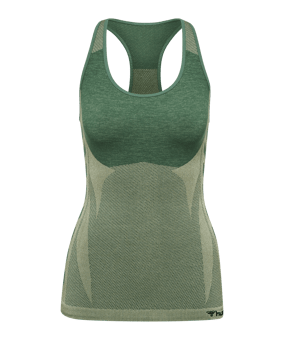 Hummel hmlCLEA Tanktop Damen Grün F6465 - gruen