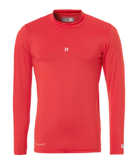 uhlsport Baselayer Unterhemd langarm Kids Rot F03 