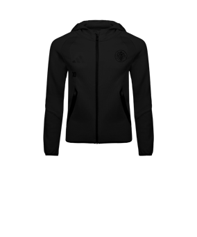adidas Tiro Travel Hoody Kids Schwarz