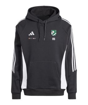 adidas Tiro 24 Hoody Schwarz Weiss