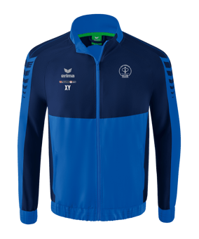 Erima Six Wings Präsentationsjacke Blau