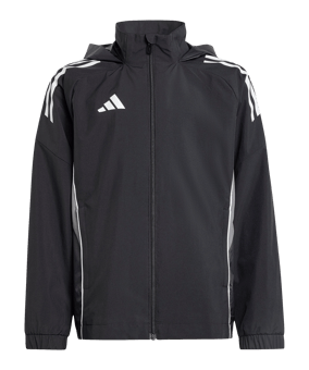 adidas Tiro 25 Competition Regenjacke Kids Schwarz - schwarz