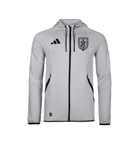 adidas Tiro Travel Hoody Grau