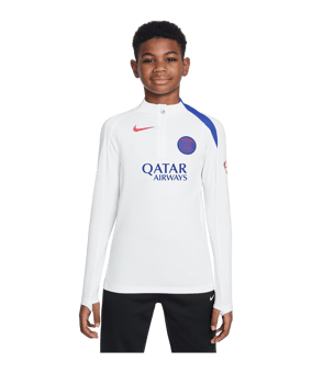 Nike Paris Saint-Germain Drill Top Sweatshirt Kids Weiß F101 - weiss