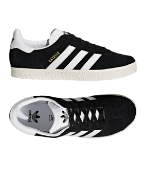 adidas Originals Gazelle Kids Schwarz Weiss - schwarz