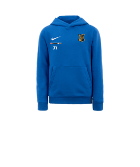 Nike Park 20 Fleece Hoody Kids Blau Weiss F463