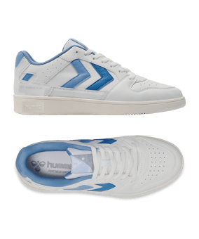 Hummel St. Power Play Lzd Sneaker Damen Weiß F9343 - weiss