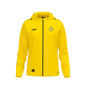 JAKO One Kapuzenjacke Gelb F335