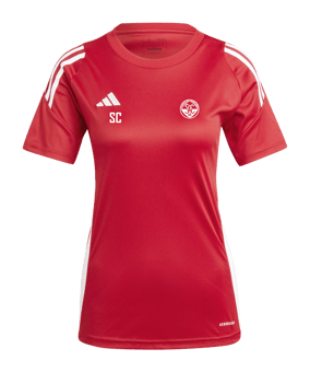 adidas Tiro 24 Trikot Damen Rot Weiss