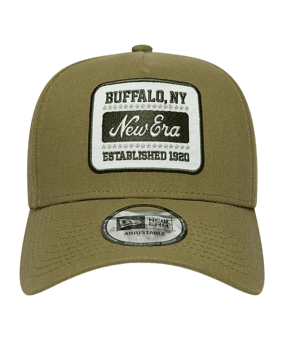 New Era Patch Linen Eframe Newera Cap Grün - gruen