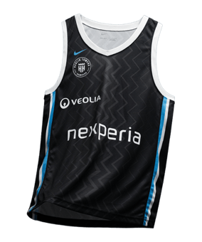 Nike BBL Hamburg Towers Trikot Home 2025/2026 Schwarz F010 - schwarz
